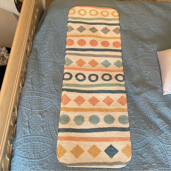 Plush Colourful Aztec Print Bathroom Runner - Picture 5 of 9